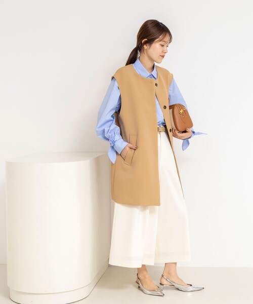 NOLLEY'S（ノーリーズ） ベスト ジレ ウォッシャブル撥水トリプル