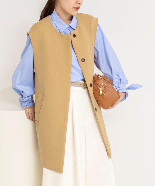 NOLLEY'S（ノーリーズ） ベスト ジレ ウォッシャブル撥水トリプル