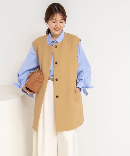 NOLLEY'S（ノーリーズ） ベスト ジレ ウォッシャブル撥水トリプル