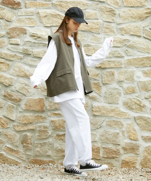 「flaner」 ベスト LARGE ベージュ レディース_画像4