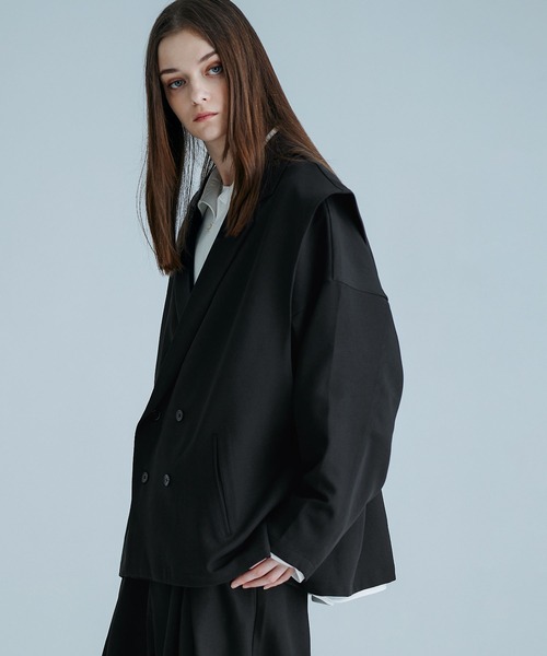 「SOCCE」 テーラードジャケット S チャコール メンズ_画像4