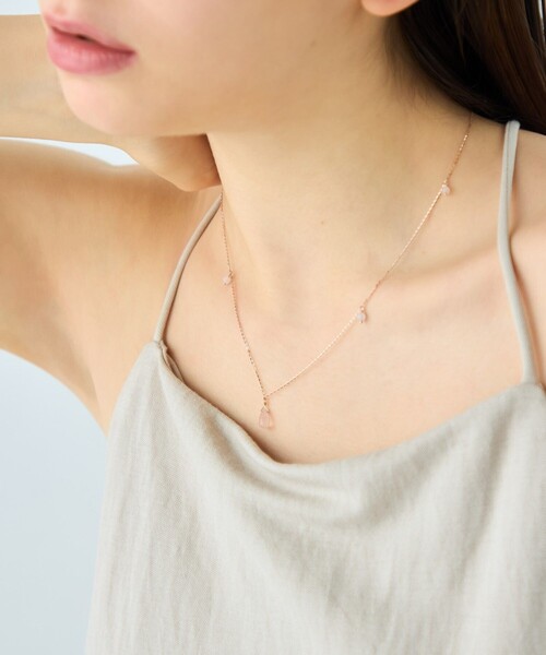 ete（エテ） ネックレス 「チェリーブロッサム」 K10MPG ローズ