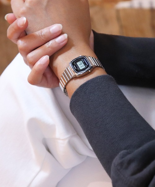 「CASIO」 デジタル腕時計 FREE シルバー系その他 レディース_画像6