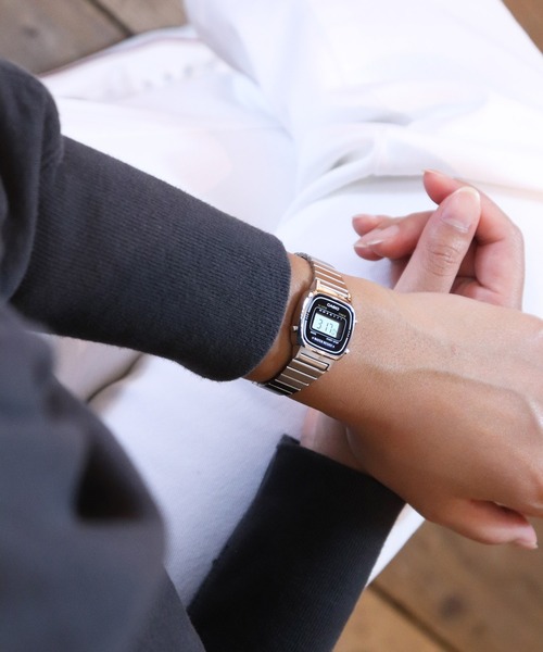 「CASIO」 デジタル腕時計 FREE シルバー系その他 レディース_画像8