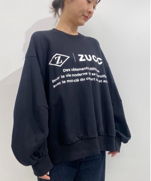 ZUCCa（ズッカ） スウェットカットソー M size ブラック レディース