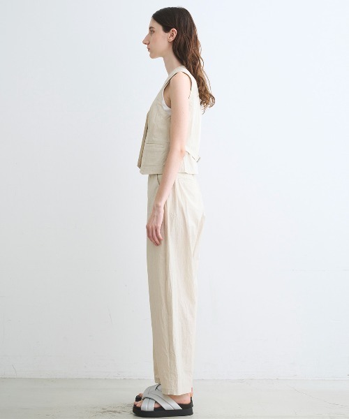 three dots（スリー ドッツ） サン ドライドクロス トップス