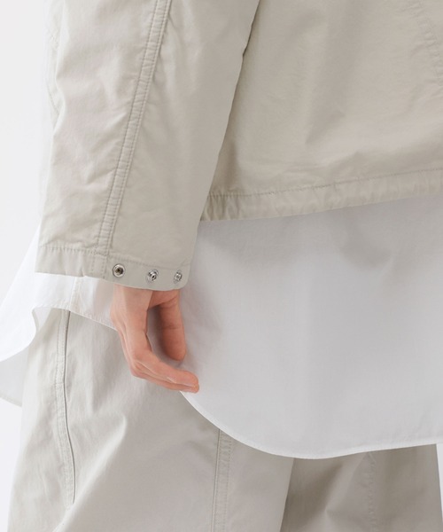 新品未使用品‼️MUJI Labo コットン フードブルゾン M ベージュ MUJI Labo ブルゾン アウター 「MUJI Labo」婦人 コットン ライト