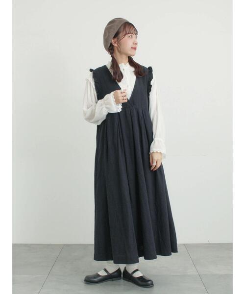 Samansa Mos2（サマンサモスモス） ワンピース 「Cross×Linen」肩