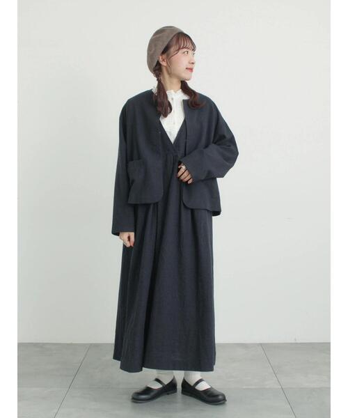 Samansa Mos2（サマンサモスモス） ワンピース 「Cross×Linen」肩