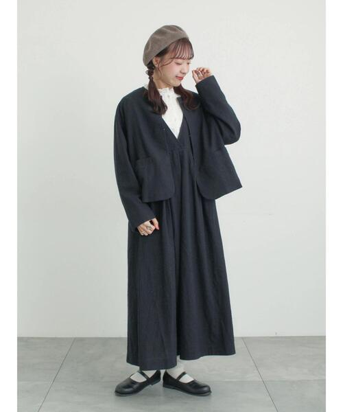Samansa Mos2（サマンサモスモス） ワンピース 「Cross×Linen」肩