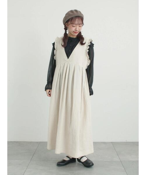 Samansa Mos2（サマンサモスモス） ワンピース 「Cross×Linen」肩