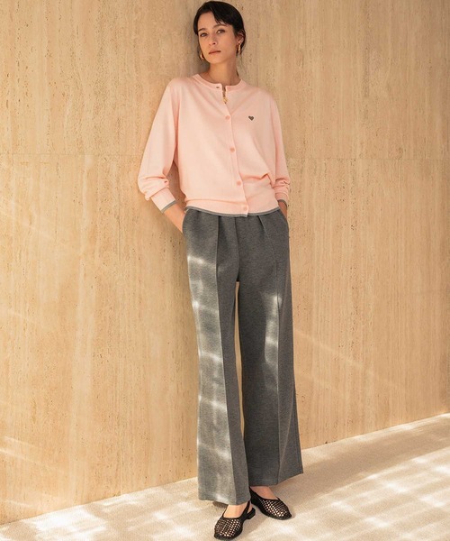 ELFRANK スラックス パンツ 「2026SS」ダンボール ピンタック ワイド