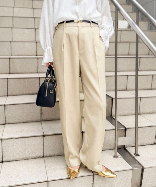 NOLLEY'S（ノーリーズ） ワイドパンツ パンツ 「セットアップ対応