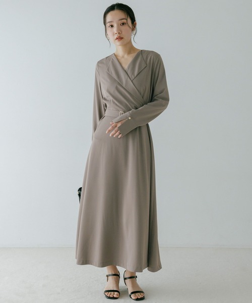 Andemiu（アンデミュウ） ワンピース カシュクール風ワンピース656562