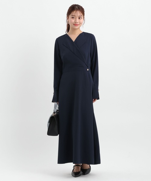 Andemiu（アンデミュウ） ワンピース カシュクール風ワンピース656562