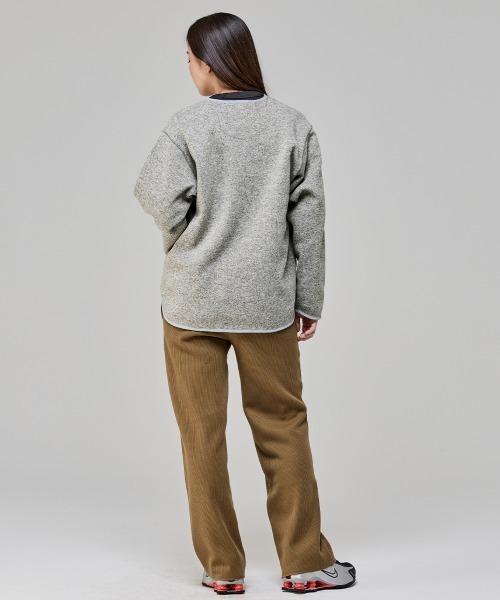 「KRIFF MAYER Lady's Collection」 カーディガン MEDIUM オリーブ レディース_画像6