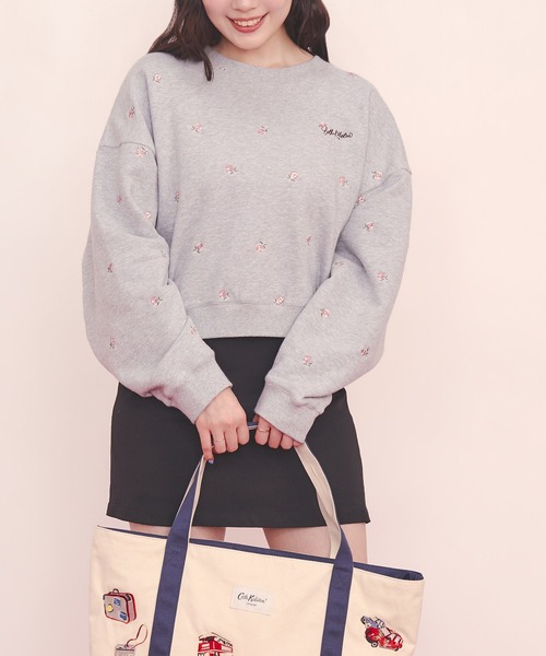 Cath Kidston（キャス・キッドソン） トレーナー スウェット 総柄刺繍