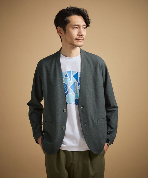 TAKEO KIKUCHI（タケオキクチ） ジャケット ノーカラージャケット