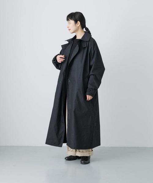 【新品未開封】トレンチコート黒　定価6,990円→5,800円 MURUA（ムルーア） トレンチコート コート ドッキングトレンチコート