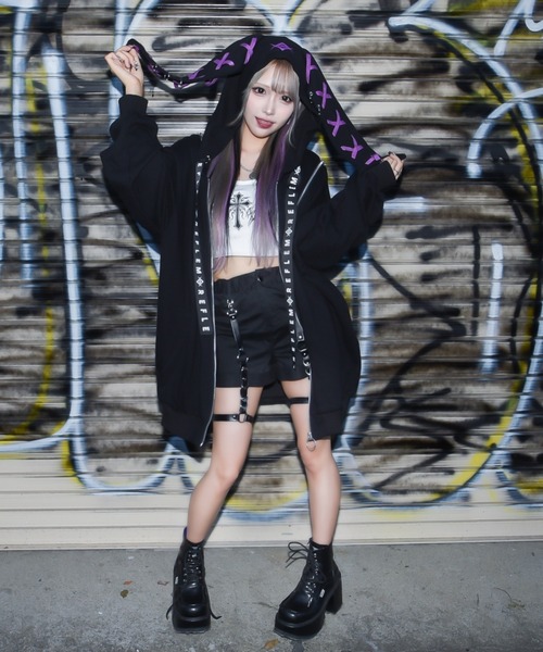 mal.レレレさん 完売品パーカーブラック レバブルパーカー(裏起毛) – GoodsFy