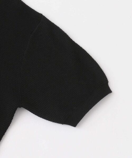 「URBAN RESEARCH ROSSO MEN」 半袖ニット MEDIUM ブラック メンズ_画像2