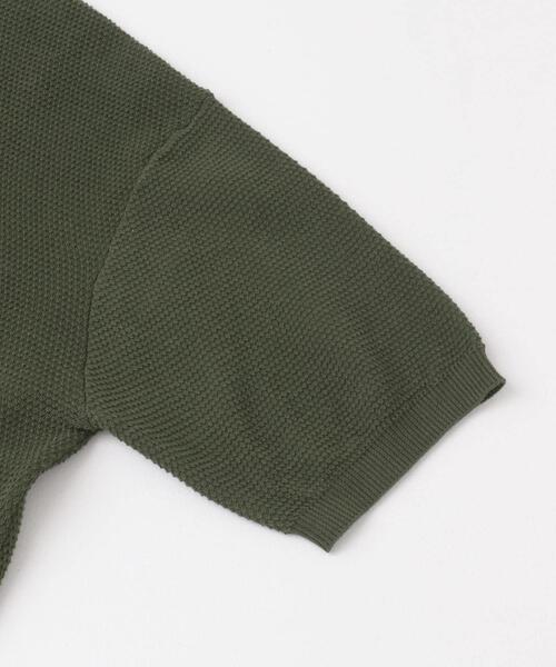「URBAN RESEARCH ROSSO MEN」 半袖ニット MEDIUM ブラック メンズ_画像7