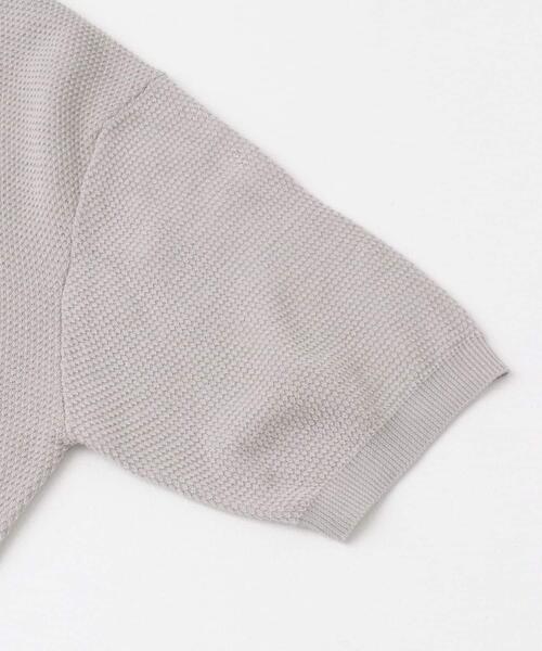 「URBAN RESEARCH ROSSO MEN」 半袖ニット MEDIUM ブラック メンズ_画像8