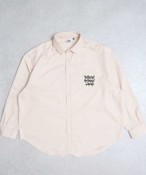 「VISION STREET WEAR」 長袖シャツ M ライム メンズ_画像3