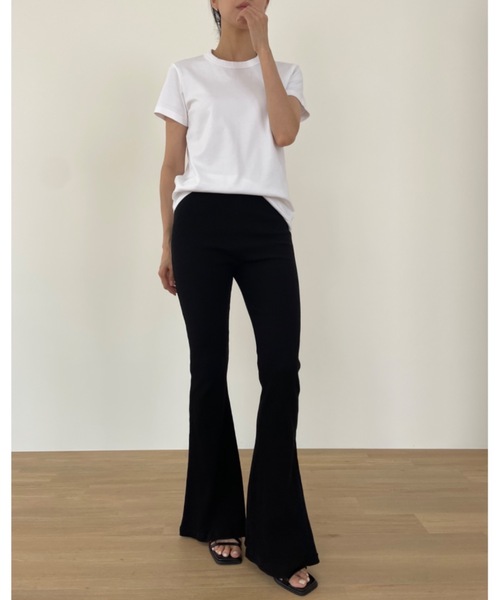 「Didot.showroom」 ブーツカットパンツ M ブラック レディース_画像2
