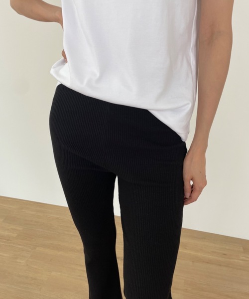「Didot.showroom」 ブーツカットパンツ M ブラック レディース_画像6