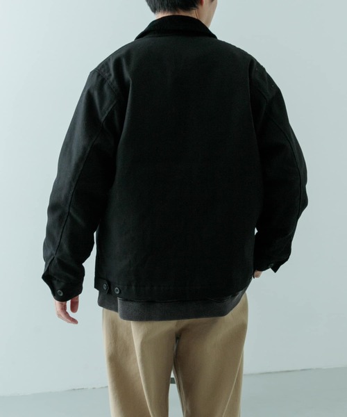 「ITEMS URBANRESEARCH」 中綿ブルゾン MEDIUM ブラック メンズ_画像4