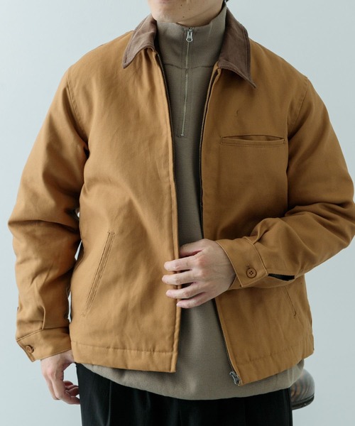 「ITEMS URBANRESEARCH」 中綿ブルゾン MEDIUM ブラック メンズ_画像8