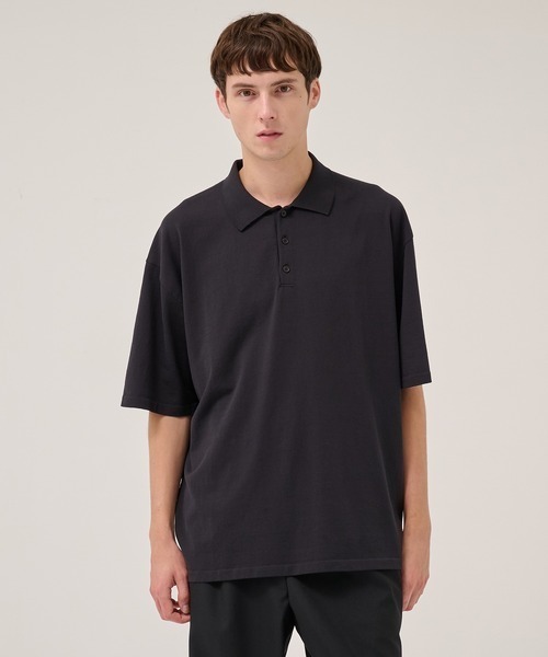 ATON（エイトン） シャツ 「ATON/エイトン」FRESCA KNIT HAIF SLEEVE