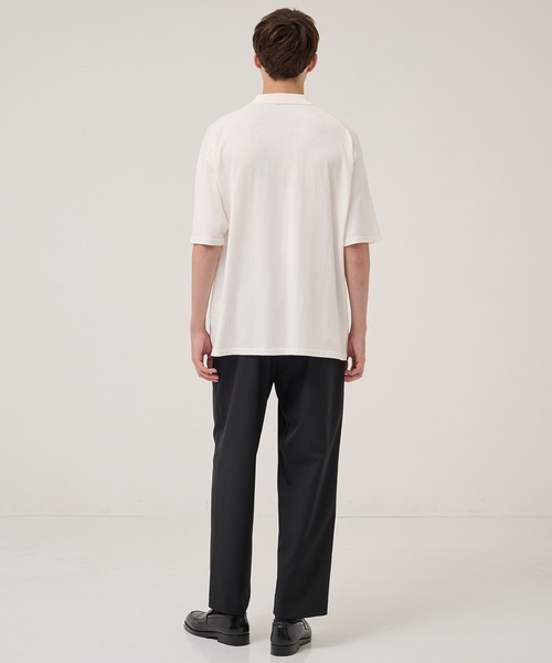 ATON★エイトン★RECYCLED FRESCA COTTON★ポロシャツ ATON（エイトン） シャツ 「ATON/エイトン」FRESCA KNIT HAIF SLEEVE
