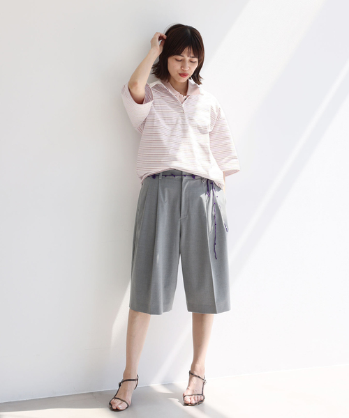 IENA（イエナ） tシャツ マルチボーダーラガーシャツ レディース