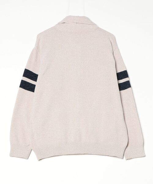 「The DUFFER of ST.GEORGE」 ニットカーディガン MEDIUM ライトベージュ メンズ_1