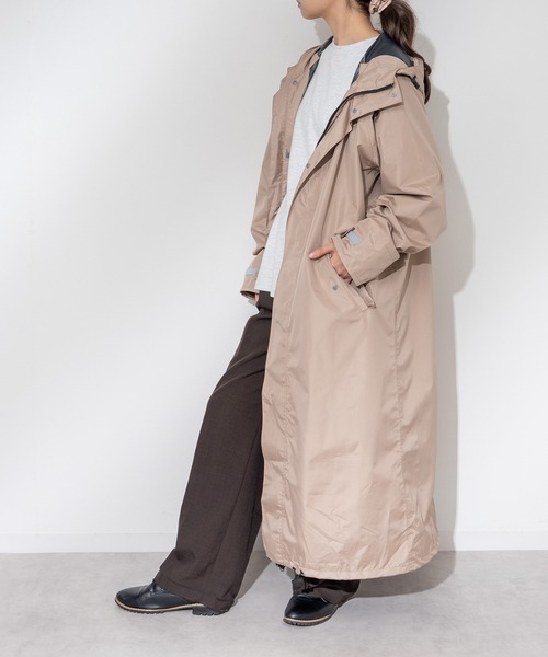 MKD.ZAKKA レインコート カッパ 雨ガードマチ付き 機能性 自転車レイン