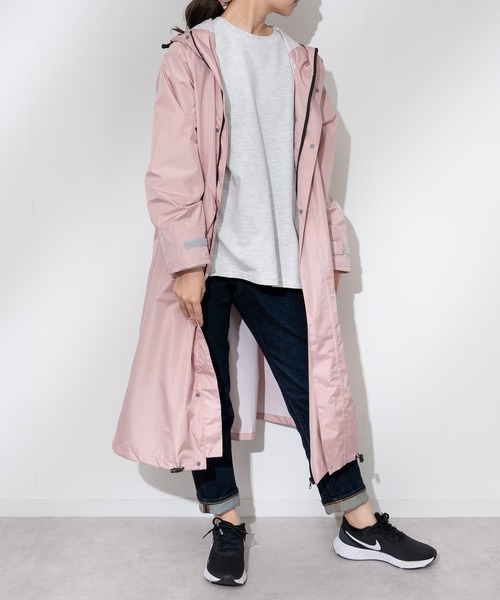 MKD.ZAKKA レインコート カッパ 雨ガードマチ付き 機能性 自転車レイン