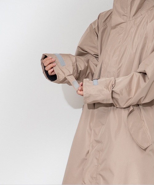 MKD.ZAKKA レインコート カッパ 雨ガードマチ付き 機能性 自転車レイン