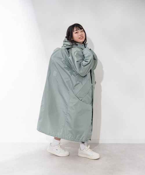 ■即発送■ 新品 UTAA ユタ レディース ジャケット レインコート カッパ MKD.ZAKKA レインコート カッパ 雨ガードマチ付き 機能性 自転車レイン