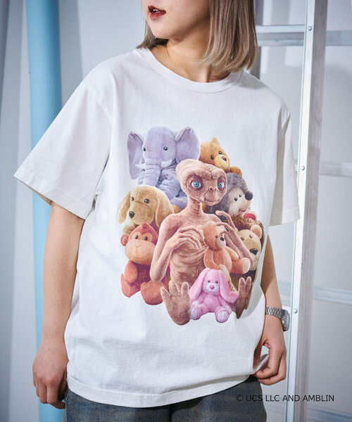 「UCS」 半袖Tシャツ X-LARGE ホワイト系その他3 レディース_画像5
