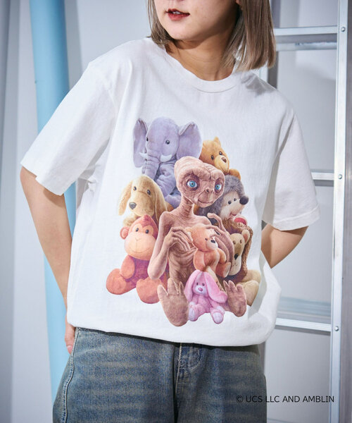 「UCS」 半袖Tシャツ X-LARGE ホワイト系その他3 レディース_画像6