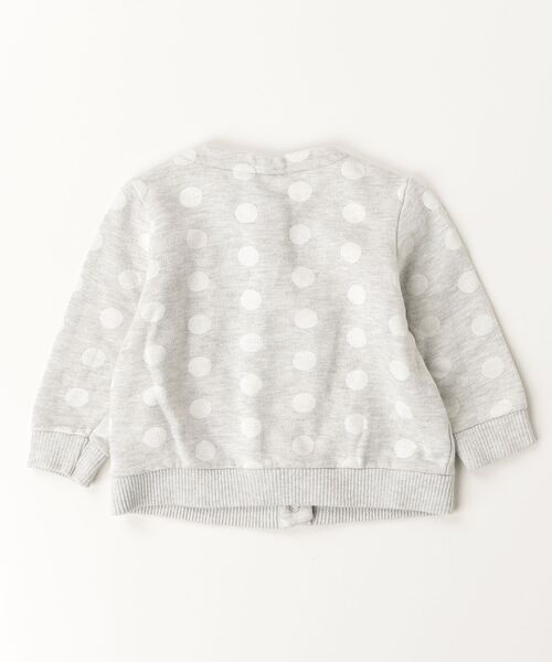 「PETIT BATEAU」 「KIDS」花柄長袖カットソー - グレー キッズ_画像2
