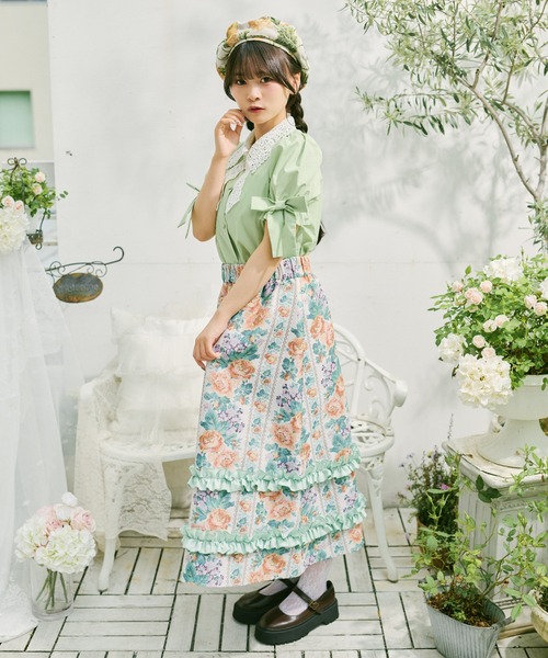 kutir（クティール） ブラウス シャツ 夏 半袖 「クティールとレトロ