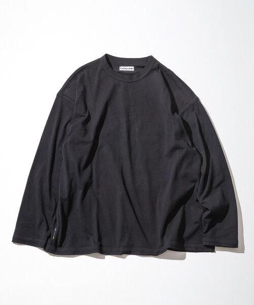 「CAHLUMN」 長袖Tシャツ LARGE ライトグレー メンズ_画像3