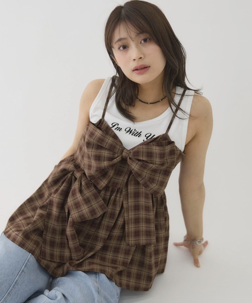 archives（アルシーヴ） ブラウス シャツ 夏 「主役級BIGリボンで視線