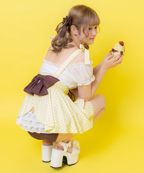 DearMyLove 水着 ポムポムプリンジャンスカ水着 レディース : ZOZOTOWN