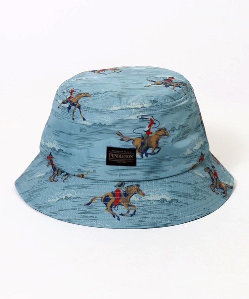USA製　PENDLETON　ペンドルトン　ハット　ッフェルトハット　美品 PENDLETON（ペンドルトン） 帽子 ハット ECOPET PRINT HAT エコペット