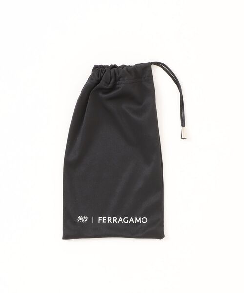 伊達メガネ メガネ 眼鏡 「FERRAGAMO/フェラガモ」 999.9 フォーナインズ コラボ ボストン メガネ SF9011 774の画像