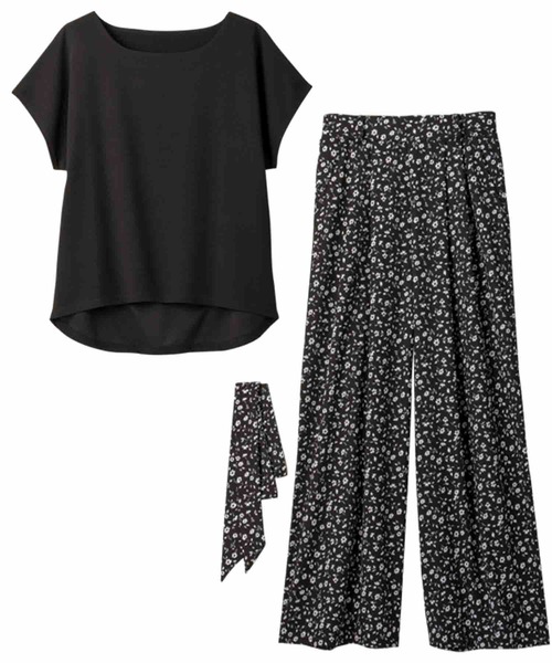 「alotta」 セットアップ MEDIUM ネイビー レディース_画像7